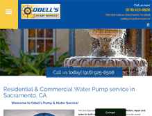 Tablet Screenshot of odellspump.net